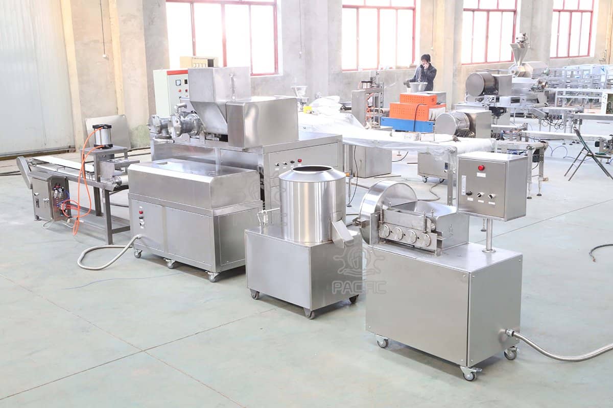 Pictures of Prawn Crackers Production Line 