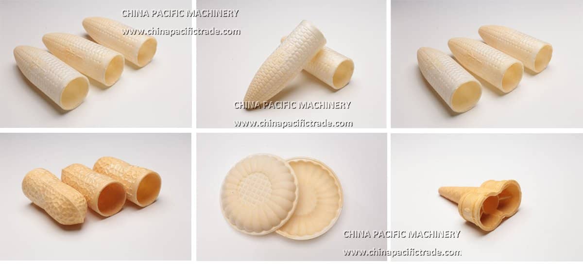 Sample Pictures Produced By Our Ice Cream Wafer Cone Machine