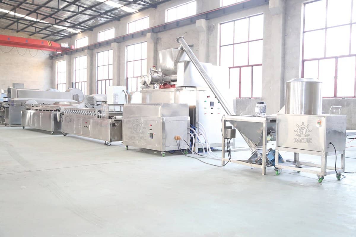 Pictures of Prawn Crackers Production Line 